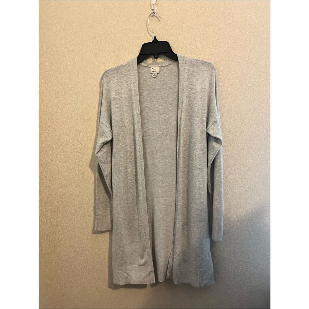 a new day Light Gray Open Front Women's Cardigan